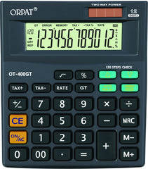 Orpat Ot 400t/400gt Calculator (White/grey) | 120 Steps Check Display | Automatic Calculation Price Tax , Price Less Tax ,tax Amount