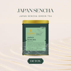 Luxmi Estates Japan Sencha Green Tea - 50gm, 1.7 Ounce | USDA Certified Organic Tea - Medium Caffeine Green Tea | Mild, Rich & Refreshing Premium Tea - Gluten Free, Additives Free