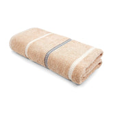 Mytrident Bath Towel Urban Comfort 450 Gsm | 100% Cotton Bath Towel (Hexa Brown)