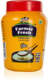 Pure Agmark Cow Ghee By Farmer Fresh | Highly Nutritious & Healthy Cow Desi Ghee Good For Cooking | (2 Litr) 67.6 Ounce | Jar Pack