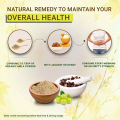 3v Products Organic Amla Powder For Eating & Drinking Indian Gooseberry Nellikai Emblica Officinalis Edible Enriched With Vitamin C, Immunity Booster, Detox & Weight Management | 1 Kg 2.2lbs