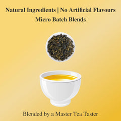 San-Cha Milk Oolong Tea - 50gm, 1.7 Ounce | Semi Fermented Tea & Lightly Oxidized Tea - Rich Milky Creaminess Whole Leaf Tea | Low Caffeine