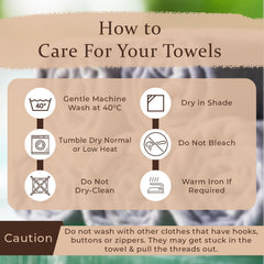 Rangoli Prima Dream 100% Cotton Lace Bath Towel 900 Gsm | Ultra Soft, Super Absorbent & Eco-Friendly Hanging Bath Towels (Grey) - Pack Of 2