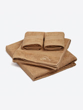 Monte Carlo Solid 2 Bath Towel & 2 Hand Towel 1400 Gsm (Camel)
