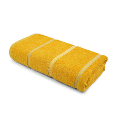 Mytrident Bath Towel Urban Comfort 450 Gsm | 100% Cotton Bath Towel (Drama Yellow)