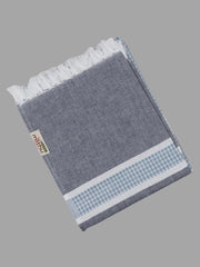 Ramraj 100% Cotton Signature Checked Bath Towel 1200 Gsm (Multicolor)- Pack Of 4
