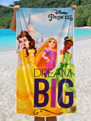 Athom Living Princess Cotton Bath Towel 300 Gsm | Soft & Skin-Friendly, Quick Absorbent, Lightweight, Durable, Easy Care Washable Towel