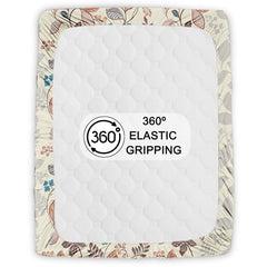 All Around Elastic Fitted Bedsheet With 2 Matching Pillow Covers - 60 X 72 Inches, Beige | Long Lasting Use & Everyday Luxury | Ideal For All Seasons