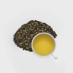 McLeod Russel 1869 Chamomile Green Tea - 100gm, 3.5 Ounce, 40+ Cups | Better Sleep & Relaxation - Long Leaf Green Tea | Low Caffeine, Pure & Natural Chamomile Flower