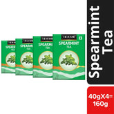 TE-A-ME Spearmint Tea - Pack Of 4 X 40gm, 1.4 Ounce Each | Spearmint Leaves Tea For PCOS, PCOD & Facial Hair Management - Caffeine Free, Biodegradable