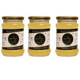 100% Pure Desi Cow Ghee By Grameya | Rich Source Of Vitamin & Protein Fiber Pure Healthy Cow Ghee Perfect For Boost Immunity | 750ml (250ml * 3) 25.3 Ounce | Jar Pack