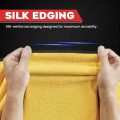 Autofy Multipurpose Microfiber 600 Gsm | Cleaning Towel Microfibre Cloth Highly Absorbent Dust Towels For All Vehicles Bikes Cars Glass Kitchen - Multicolour (Pack Of 3)