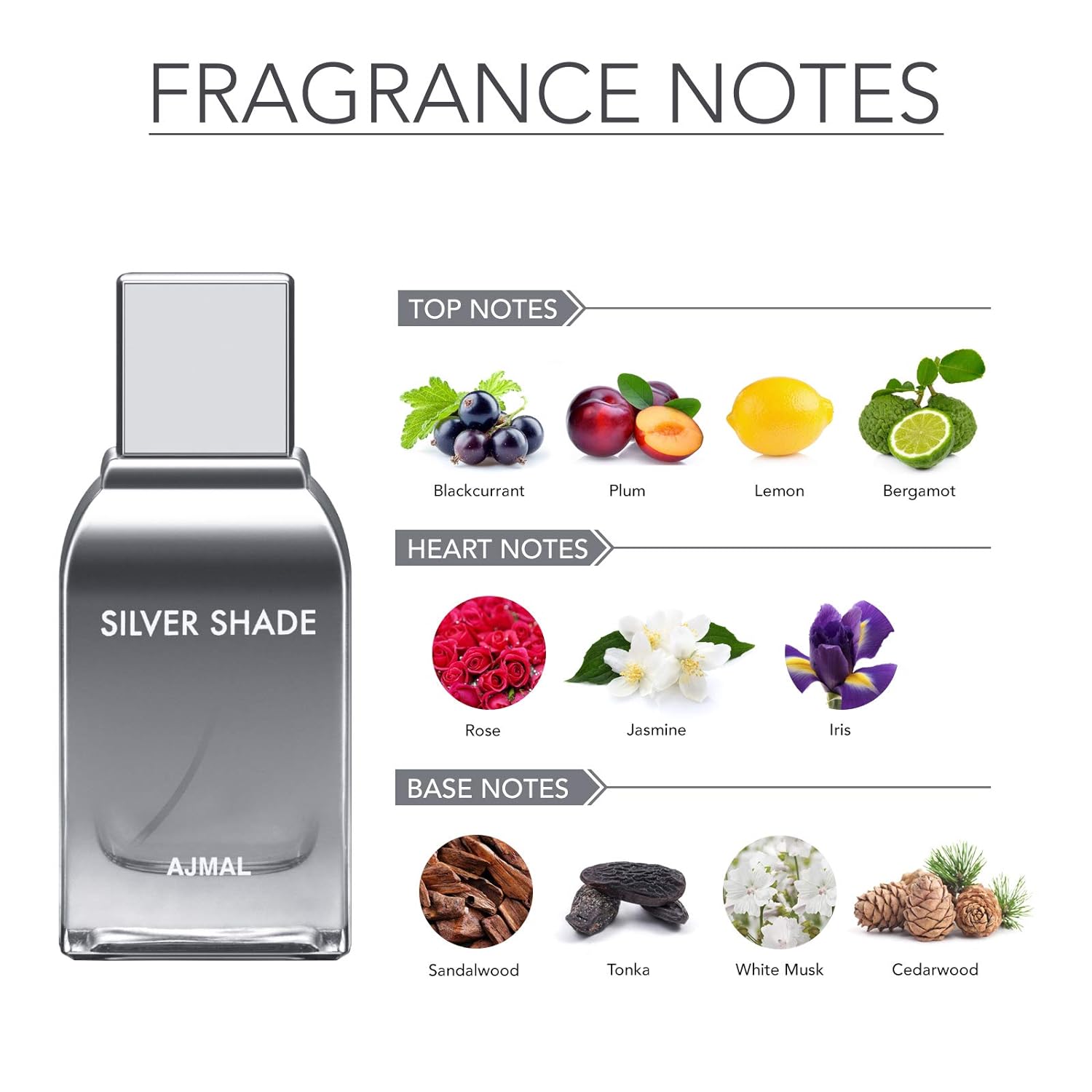 Ajmal Silver Shade  Citrus Woody Eau De Parfum &  Zeal  Aquatic Woody Eau De Parfum 100ml 3.4 Fl.oz. Each Pack Of 2  | For Men Ajmal Silver Shade  Citrus Woody Eau De Parfum &  Zeal  Aquatic Woody Eau De Parfum 100ml 3.4 Fl.oz. Each Pack Of 2  | For Men