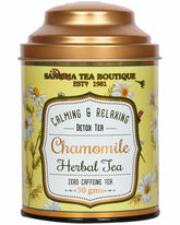 San-Cha Chamomile Herbal Tea - 50gm, 1.7 Ounce | Calming & Relaxing Detox Tea - Zero Caffeine Loose Leaf Tea