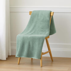 Cotton Bolls Textiles Premium Microfiber Bath Towel 400 Gsm | Ultra-Soft, Quick Dry Super Highly Absorbent, Superior Comfort, Durable & Elegant Design Towel (Mint Green)