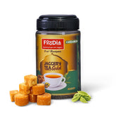 Foodia Gold Jaggery Cardamom Tea 3 In 1 Readymix - 400gm, 14.1 Ounce | Premium Tea Mix With Jaggery, Cardamom & Assam Tea - Elaichi Chai Mix, Cardamom Tea Mix | Low Caffeine
