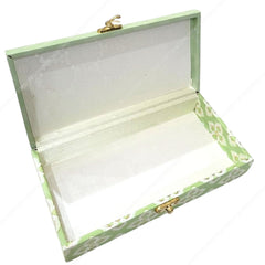 Best Wishes Decorative & Attractive Cash Box With Clip Lock, Shagun Box, Jewellery Box, Money Box Envelop Wedding, Gift Box, Bangel Box, Colour - Green