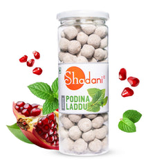 Shadani Podina Laddu (200gm, Can) | Mint Leaves Digestive Churan Powder Laddu
