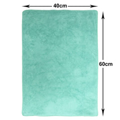 Kuber Industries Cleaning Cloths 200 Gsm | Microfiber Highly Absorbent Wash Towels For Kitchen, Car, Window (Green)- Pack Of 1