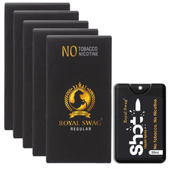 Royal Swag Ayurvedic & Herbal Smokes Cigarettes - Tobacco And Nicotine Free (Regular Flavored Pack Of 50 Smoke, Shot-1)