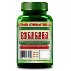 Himalayan Organics Plant - Based Vitamin B3 , Supports Healthy Skin And Heart | 120 Capsules , 200gm 0.4lbs