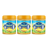 Pure Organic Desi Ghee By Gyanvi | High In Nutritious & Healthy Pure Desi Ghee For Used For Boost Immunity | 600ml (200ml * 3) 20.2 Ounce | Plastic Bottle