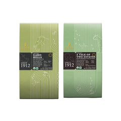 Luxmi Estates Garo Hills + A Tale Of Two Estates English Breakfast Black Tea Pack Of 2 - 50gm, 1.7 Ounce, 25 Tea Bags Each | USDA Organic Certified Tea - High Caffeine Black Tea