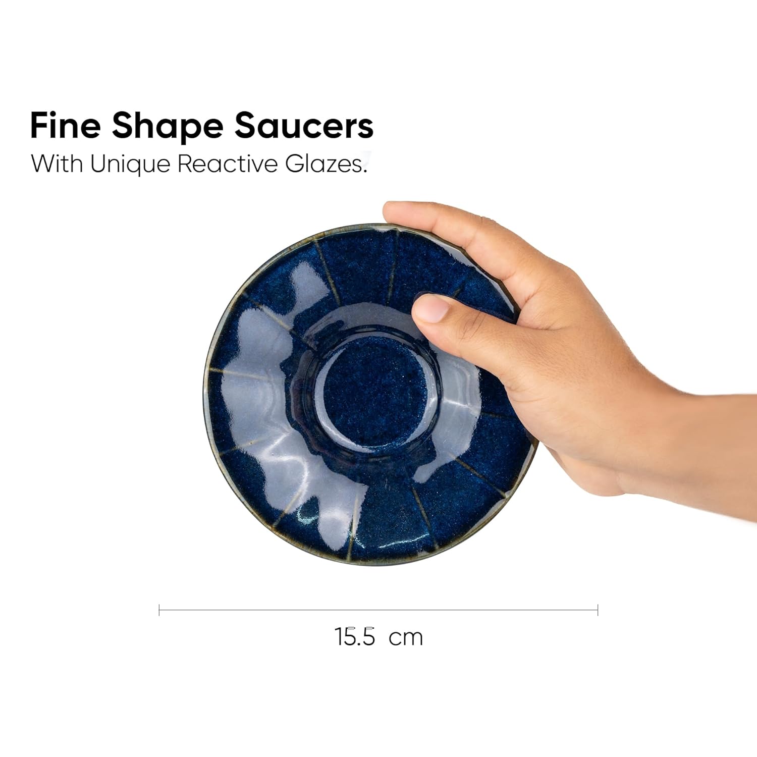 Ceramic Line Cup & Saucer Set Of 6 - Blue Green, 180ml Each | Cup Saucer Set - 6 Cups + 6 Saucers | Glossy Finish Tea Set - Ceramic Tea Cup & Saucer Set Ceramic Line Cup & Saucer Set Of 6 - Blue Green, 180ml Each | Cup Saucer Set - 6 Cups + 6 Saucers | Glossy Finish Tea Set - Ceramic Tea Cup & Saucer Set