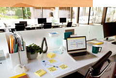 400 Pcs Pastel Yellow Sticky Notes (Pack Of 4 X 100 Sheets) Perfect For School & Office Use