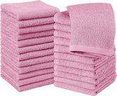 Jenny Denial 100% Cotton Soft Face Towel 1300 Gsm | Super Absorvent & Quick Dry - Pack Of 10 Pcs (Pink)