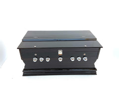 Harmonium With Cover 3 1/4 Octave, Double Bellow, 39 Keys, 7 Stopper, 2 Reeds (Bass- Male) | Black Color