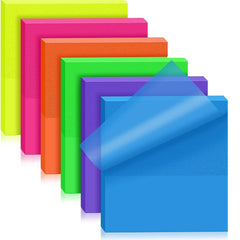 Transparent Self-Sticky Note Pads, Clear Notes, Transparent Self Adhesive Removable - 150 Pcs