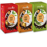 Chaizup Premium 1 Min Instant Assorted Tea Pack - 30 Sachets | Cardamom + Masala + Ginger Flavors - 3 Packs, 10 Flavors Each | Just Add Hot Water - Low Caffeine Home Like Tea