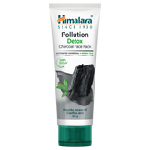 Himalaya Pollution Detox Charcoal Face Pack, Helps Absorb Impurities & Excess Oil Caused By Pollution | 100gm