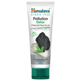 Himalaya Pollution Detox Charcoal Face Scrub, Exfoliates Impurities & Detoxifies Skin | 100gm