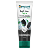Himalaya Pollution Detox Charcoal Face Wash, Detoxifies & Purifies Skin | 100ml