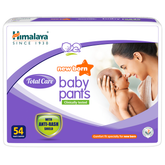Himalaya Newborn Total Care Baby Pants, Comfort, Protection & Total Care Of Baby's Skin | Pack Of 54 Diapers