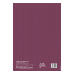 Patanjali A4 Gyanpath Notebook (29.7x21cm) Purple,192pages Single Line, Pack Of 1