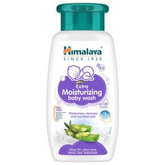 Himalaya Extra Moisturizing Baby Wash, Cleanses & Moisturizes Baby's Delicate Skin | 200ml