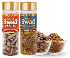 Panjon Swad Pachak Khatta Mitha Aam & Mukhwas Roasted Saunf 380gm, (190gm *2 Bottle)