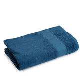 HimĆŖYa Bamboo Bath Towel 400 Gsm | 100% Cotton Bamboo Towel For Men & Women (Nautical Blue)