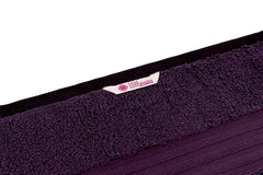 Casa Copenhagen Egyptian Cotton Zero Twist 1 Pcs Large Bath Towel 500 Gsm (Dark Purple)