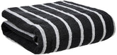 Home Centre Color Refresh Essence Cotton Striped Bath Towel 300 Gsm (Grey)
