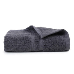 Zahya Terry Cotton Hand Towels 800 Gsm | Soft, & Absorbent Hand, Face, Gym & Travel Use (Grey) - Pack Of 4