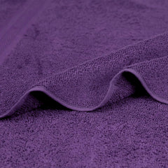 Trident Soft Comfort Air Rich Bath Towels 500 Gsm | 100% Cotton Towel, Super Soft, Highly Absorbent, 3 Pieces (Plum)