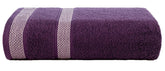 Casa Copenhagen Egyptian Cotton Solitiare 1 Pcs Large Bath Towel 500 Gsm (Dark Purple)