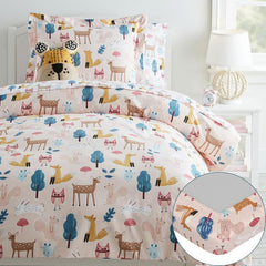 King Size Printed Bedsheet For Double Bed 2 Pillow Cover - 72 X 78 Inches, Multicolor | All Around Elastic Fitted - Ultra Soft & Breathable