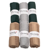Furnofy 450 Gsm Hand Towel Set Of 6 Soft, Absorbent & Quick Dry Towel For Gym, Home, Kitchen, Pool, Travel - (Grey, Olive, Beige)