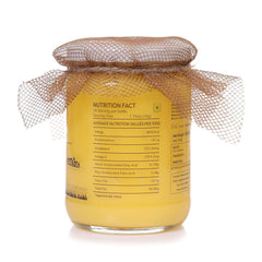 Organic Bilona A2 Gir Cow Ghee By Rosier | Good Source Of Protein Fiber Healthy Desi Ghee Perfect For Halwa & Parathe | (500ml) 16.9 Ounce | Jar Pack