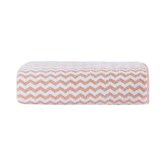 Spread Spain Microfiber Bath Towels 500 Gsm | Extra Soft Plush & High Absorbent Towel For Gym & Workout - Pack Of 1 (Peach)